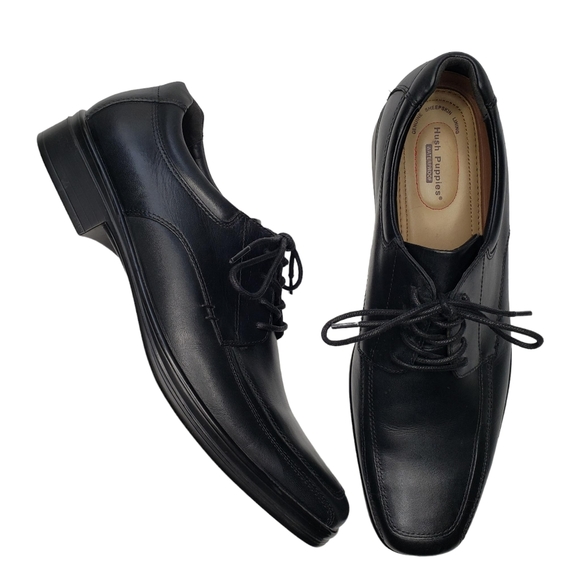 Hush Puppies Shoes Hush Puppies Waterproof Black Genuine Leather